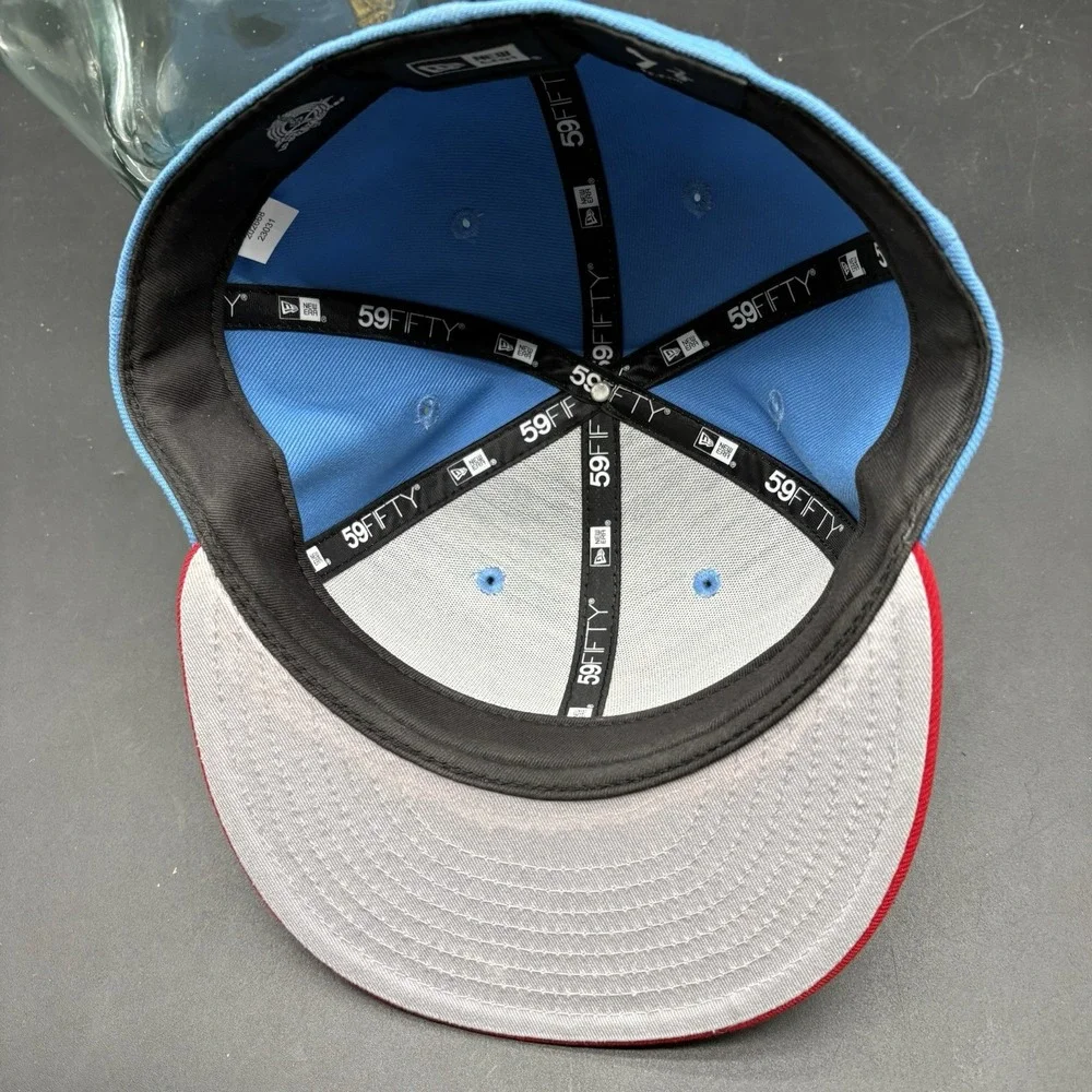 New Era‎ 59FIFTY Looney Tunes Porky Pig Fitted Hat 7 7/8 Blue Red Cap